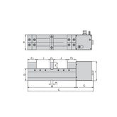 LM-VE-_JD Super Hi-Pressure Double Vise - Precision Machining and Workpiece Clamping - Big-tools Industrial Supply Tools for Metal Cutting